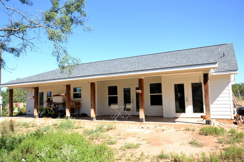 front view of house with a patio