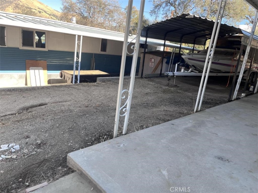 a view of outdoor space and porch