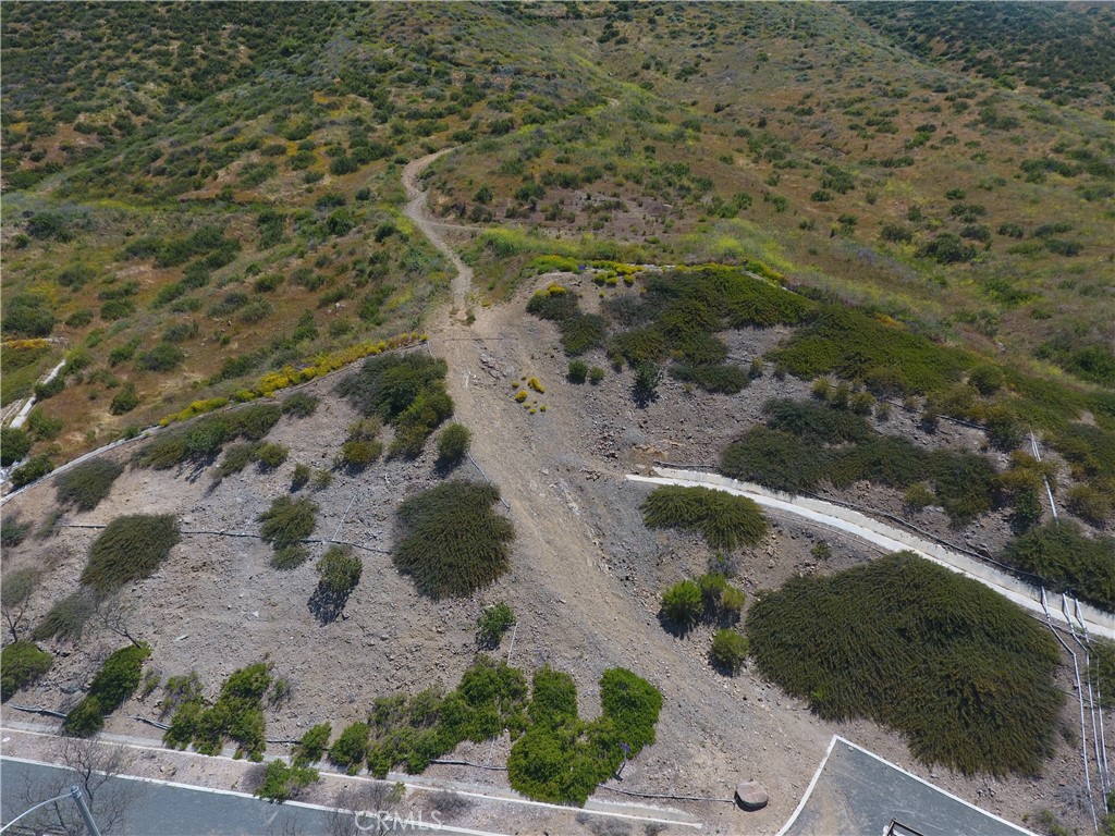 a view of a pathway with a yard