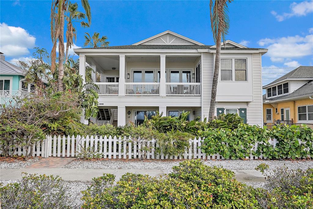 front view of a house with a porch