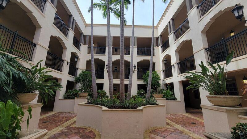 a view of an entrance of the building