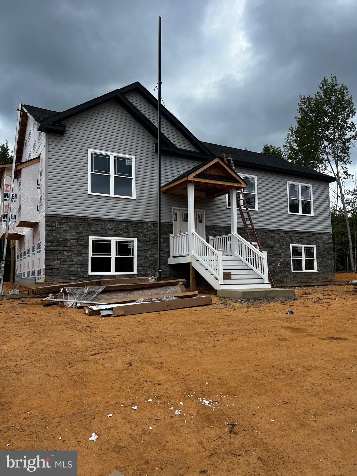 a front view of a house with yard