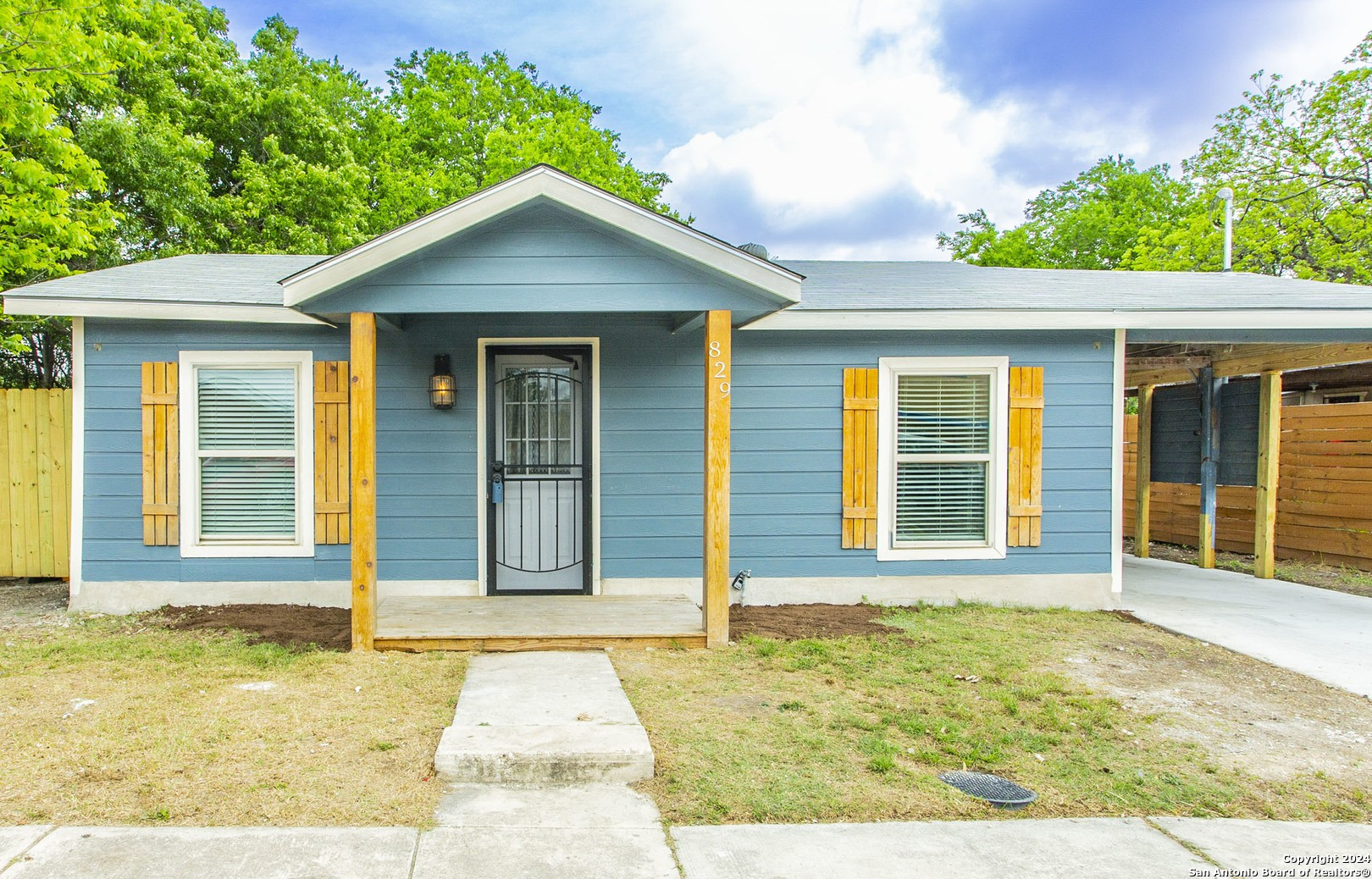 front view of a house