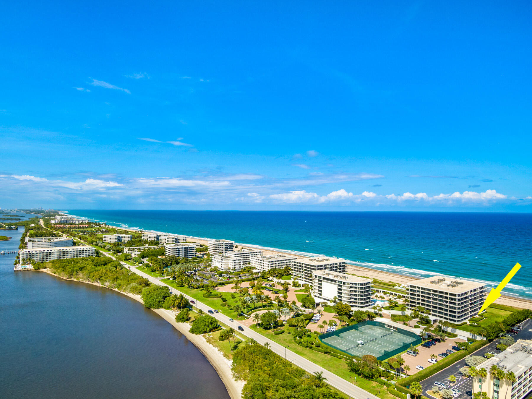 Aerial Beach Point