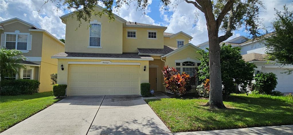 front view of house with a yard