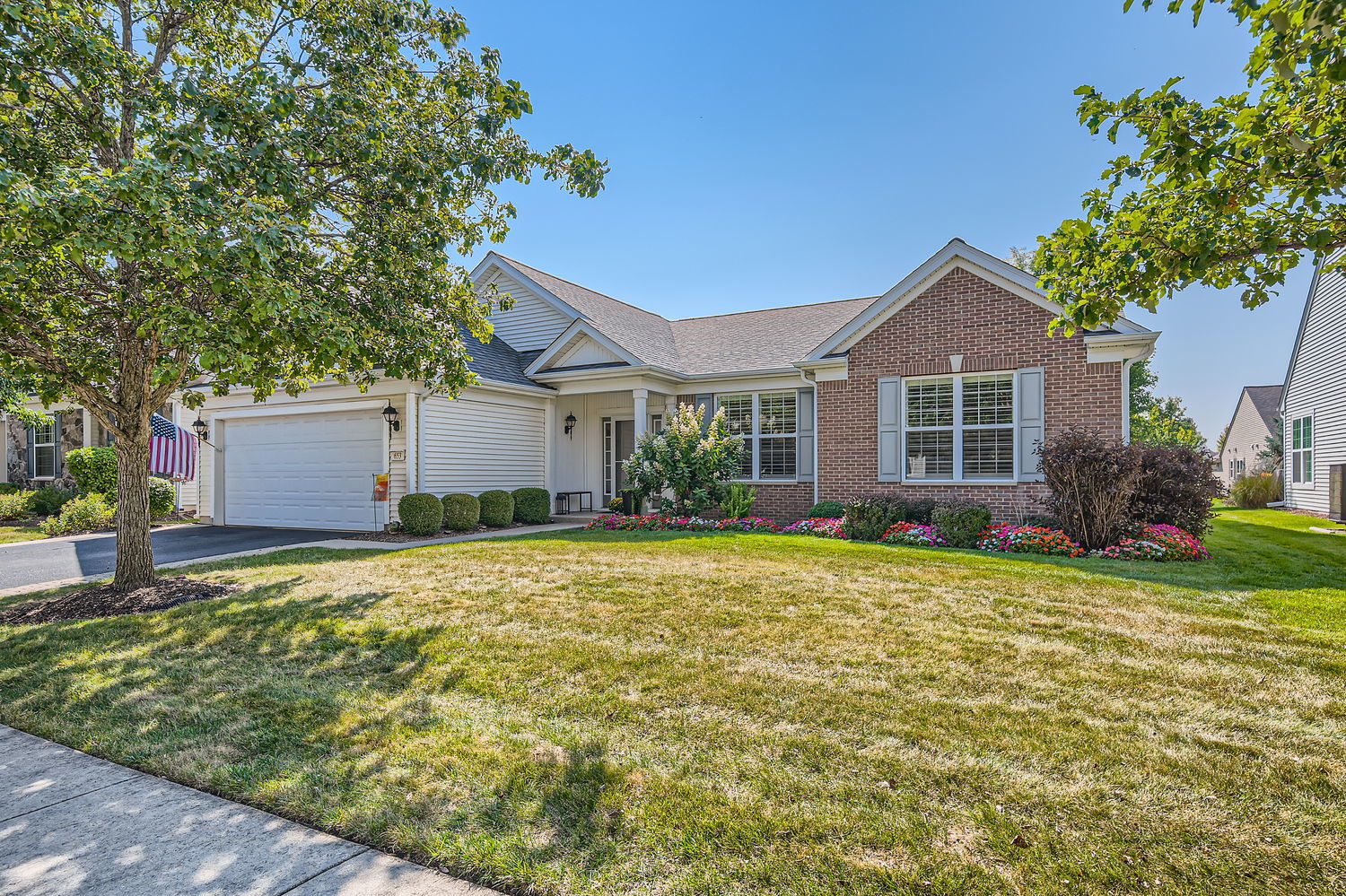 a house with a yard