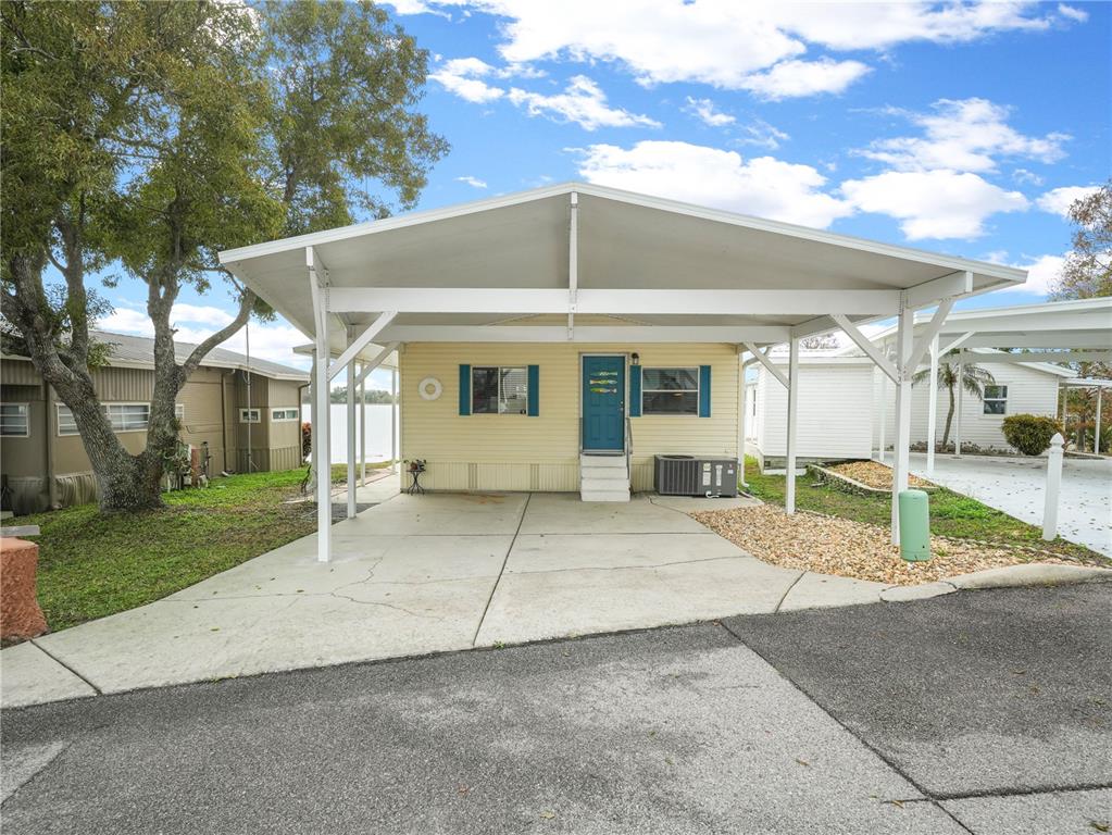 front view of house with a yard