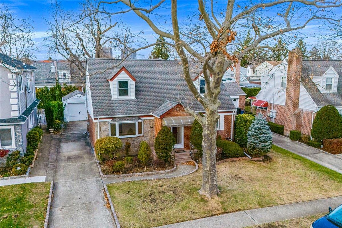 front view of house with a yard