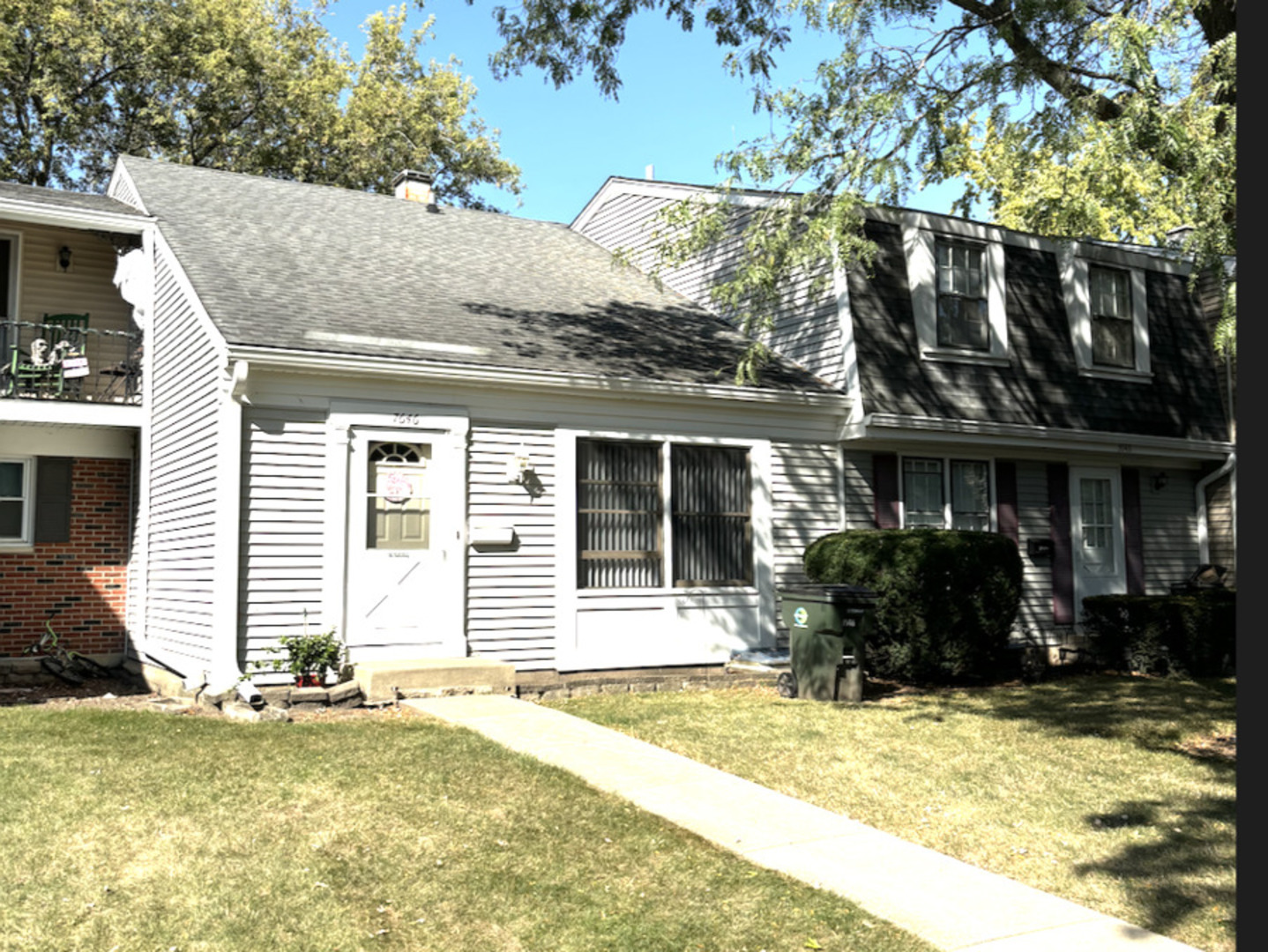 a front view of house