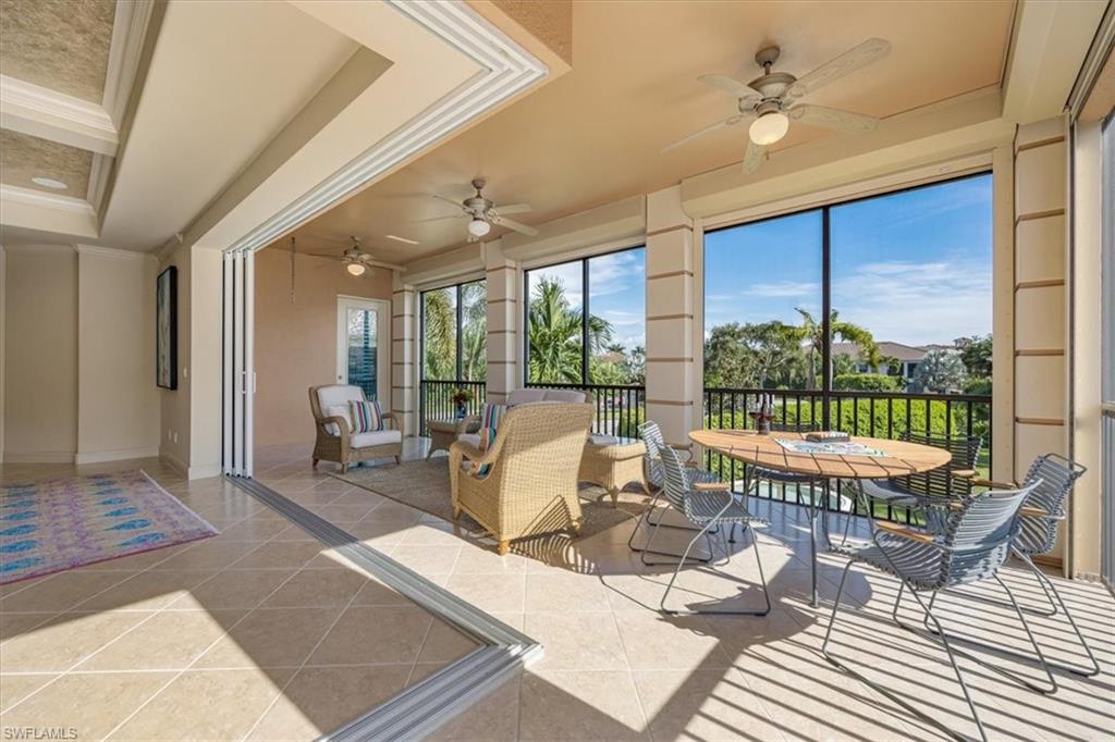 Lanai with complete with hurricane shutters