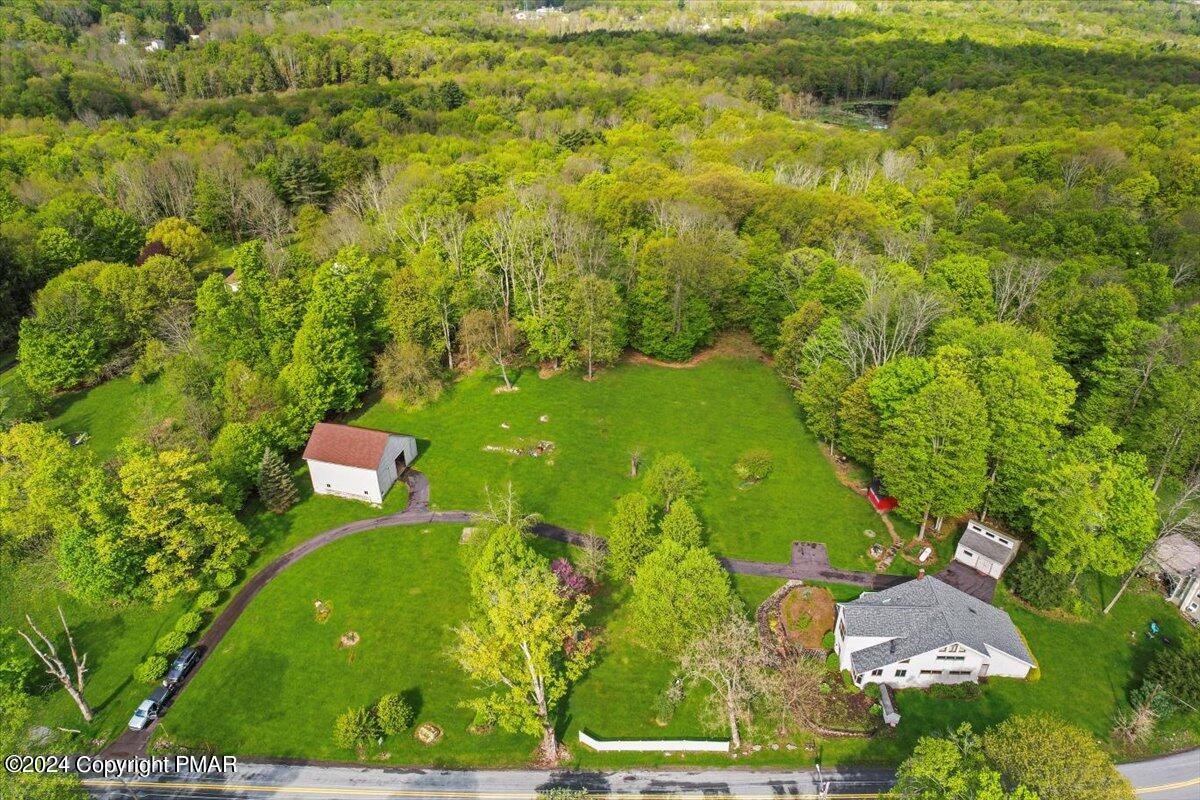 a view of a big yard