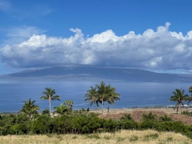 View of Lana'i is actually larger than shown but wouldn't fit in the frame.