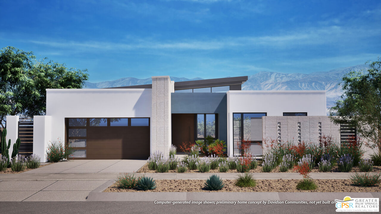 front view of a house with a street