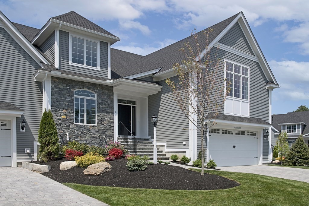 front view of house with a yard