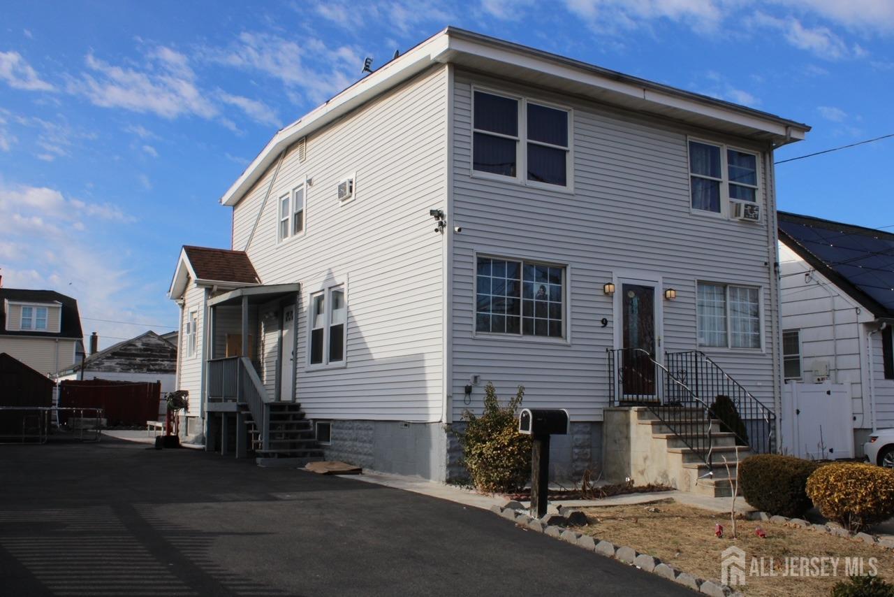 a view of a house with a patio