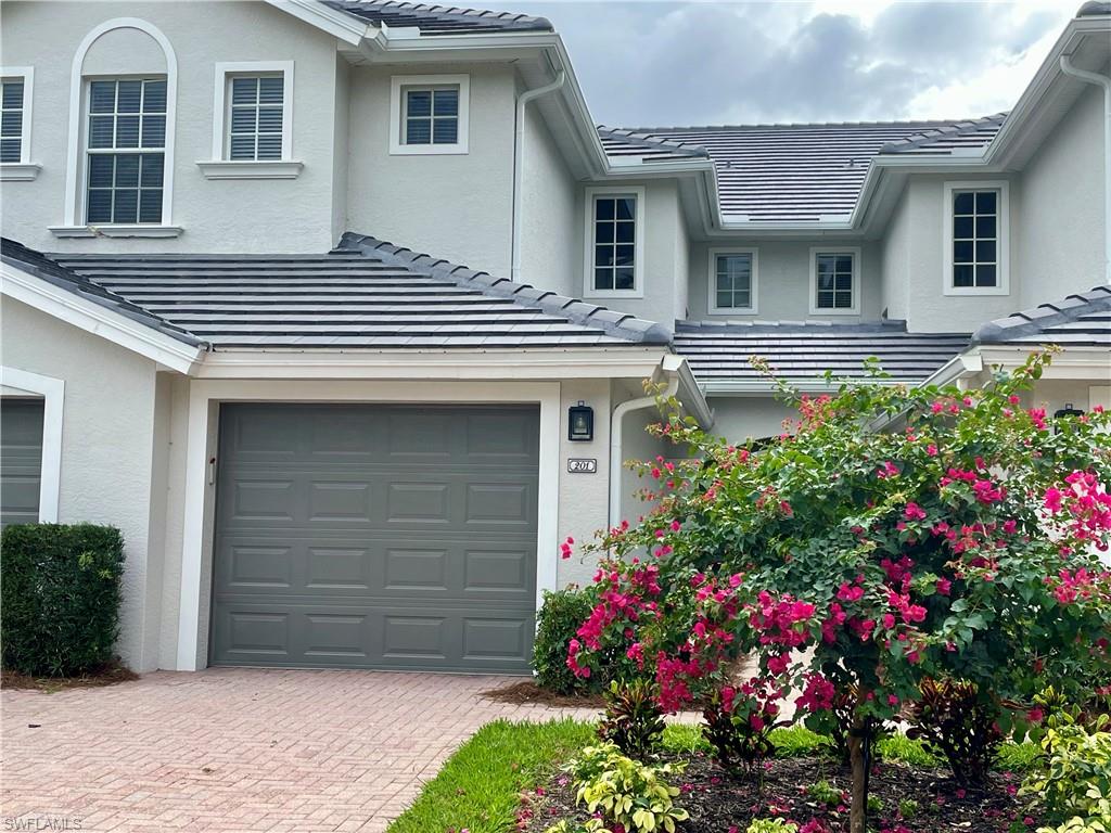 a house view with a outdoor space