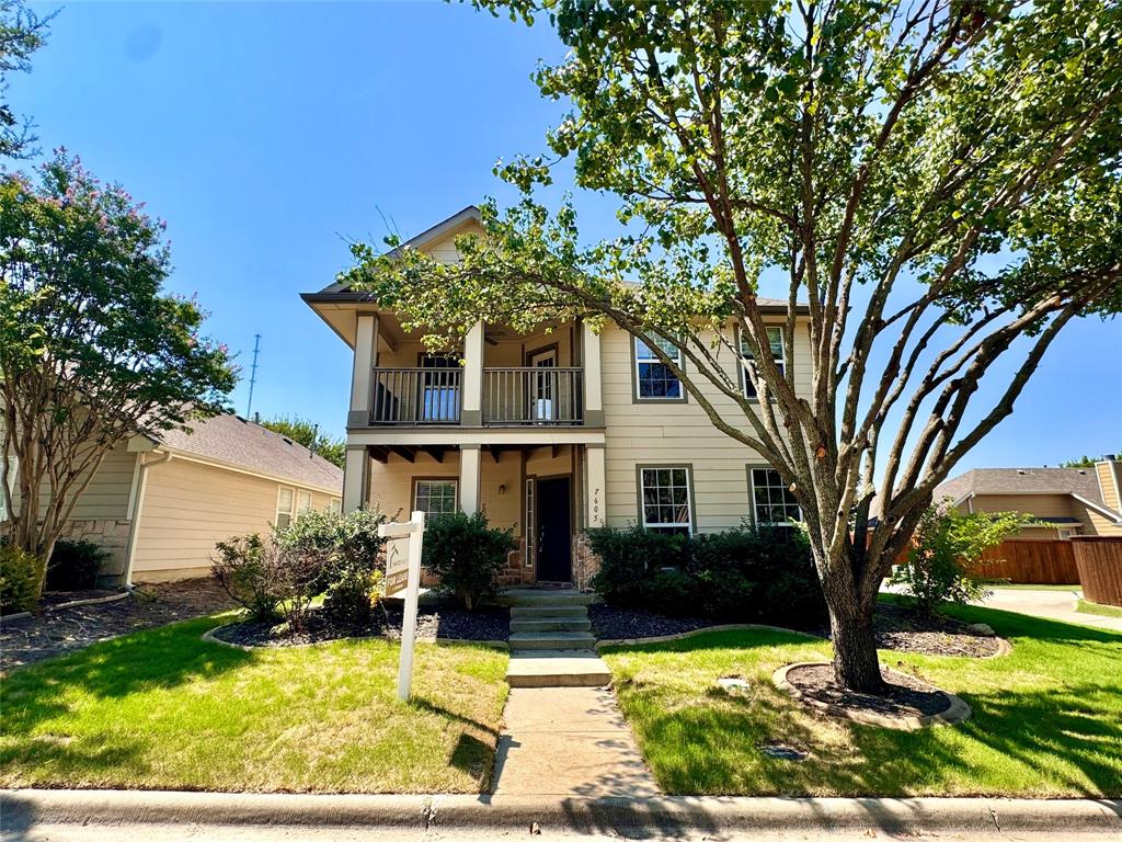 front view of house with a yard