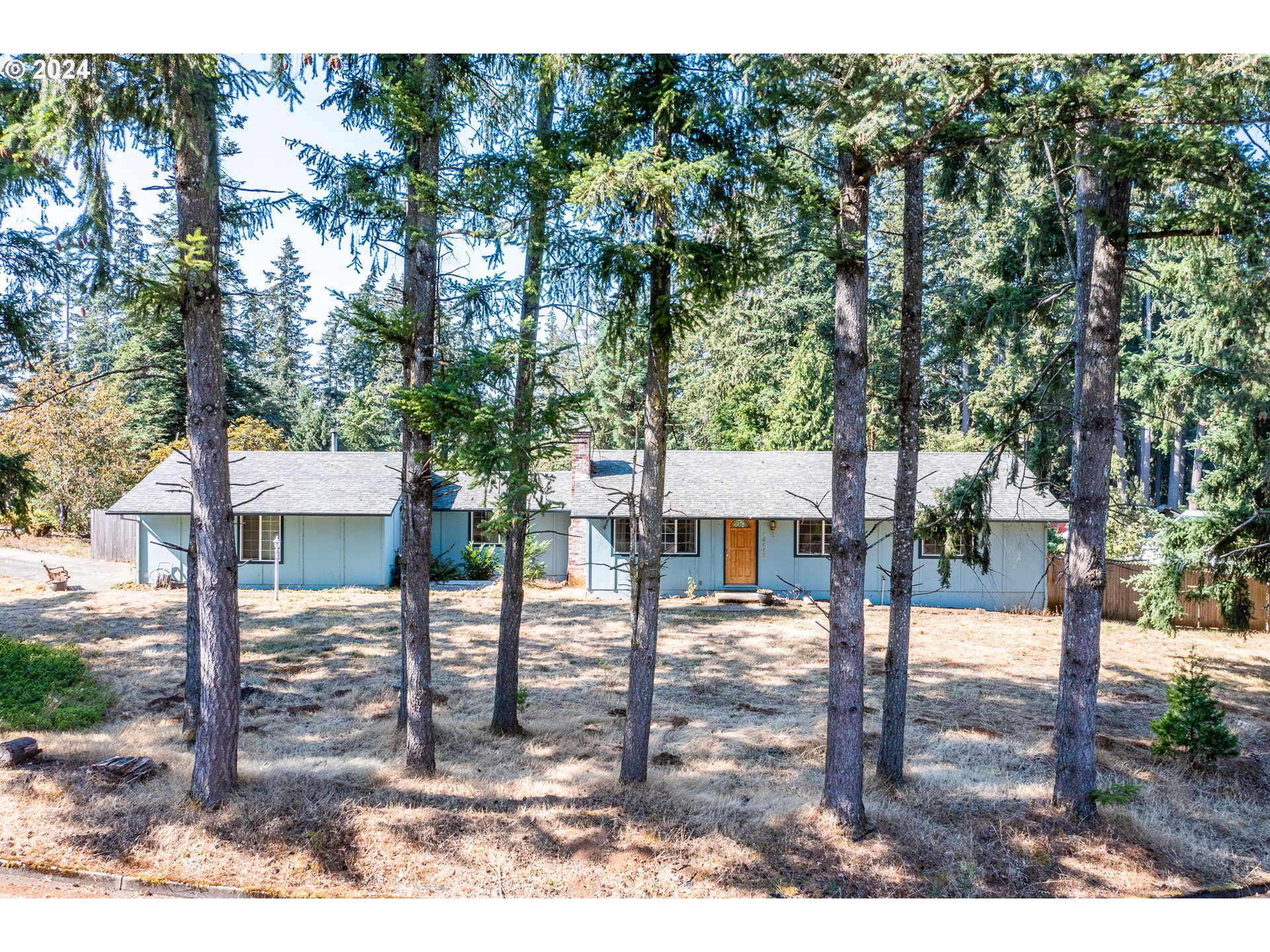 a view of a outdoor space and yard