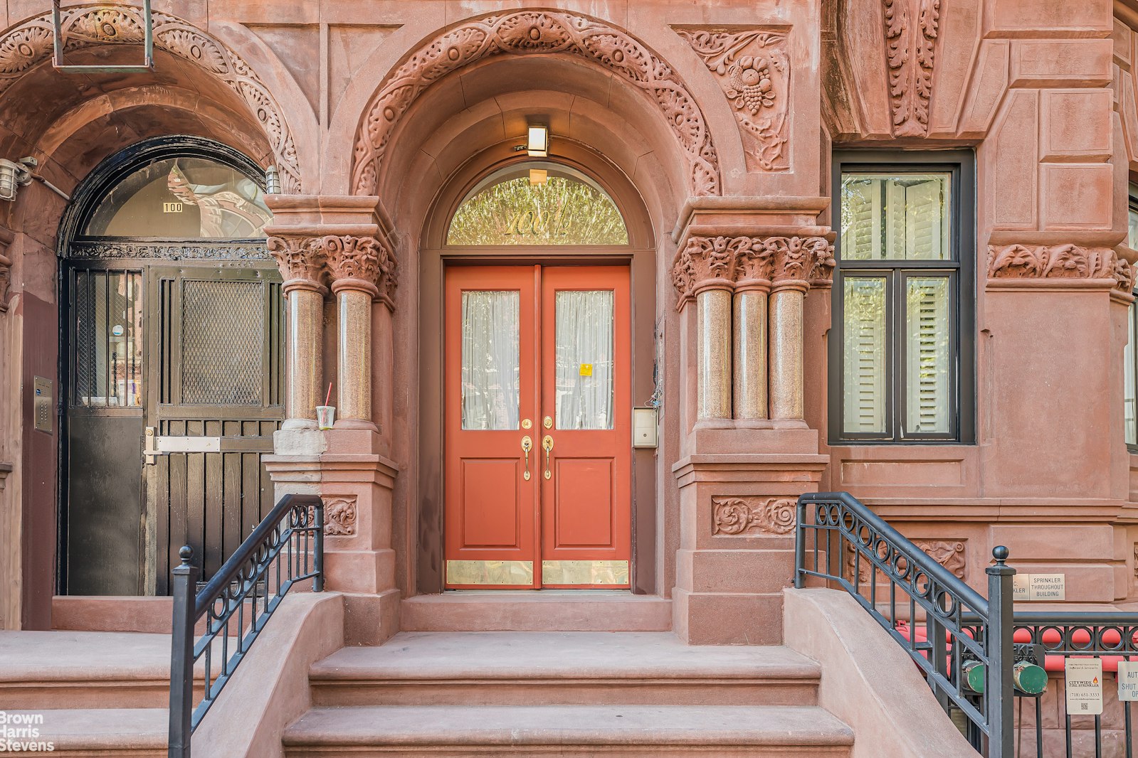 a view of a entryway with a front door