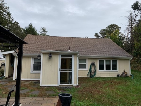 a front view of house with yard