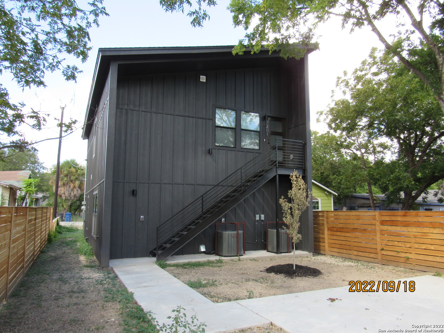 a view of a small house