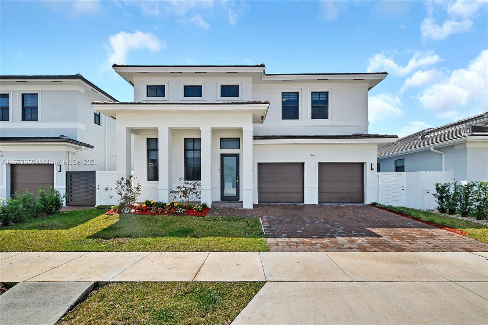 a front view of house with yard