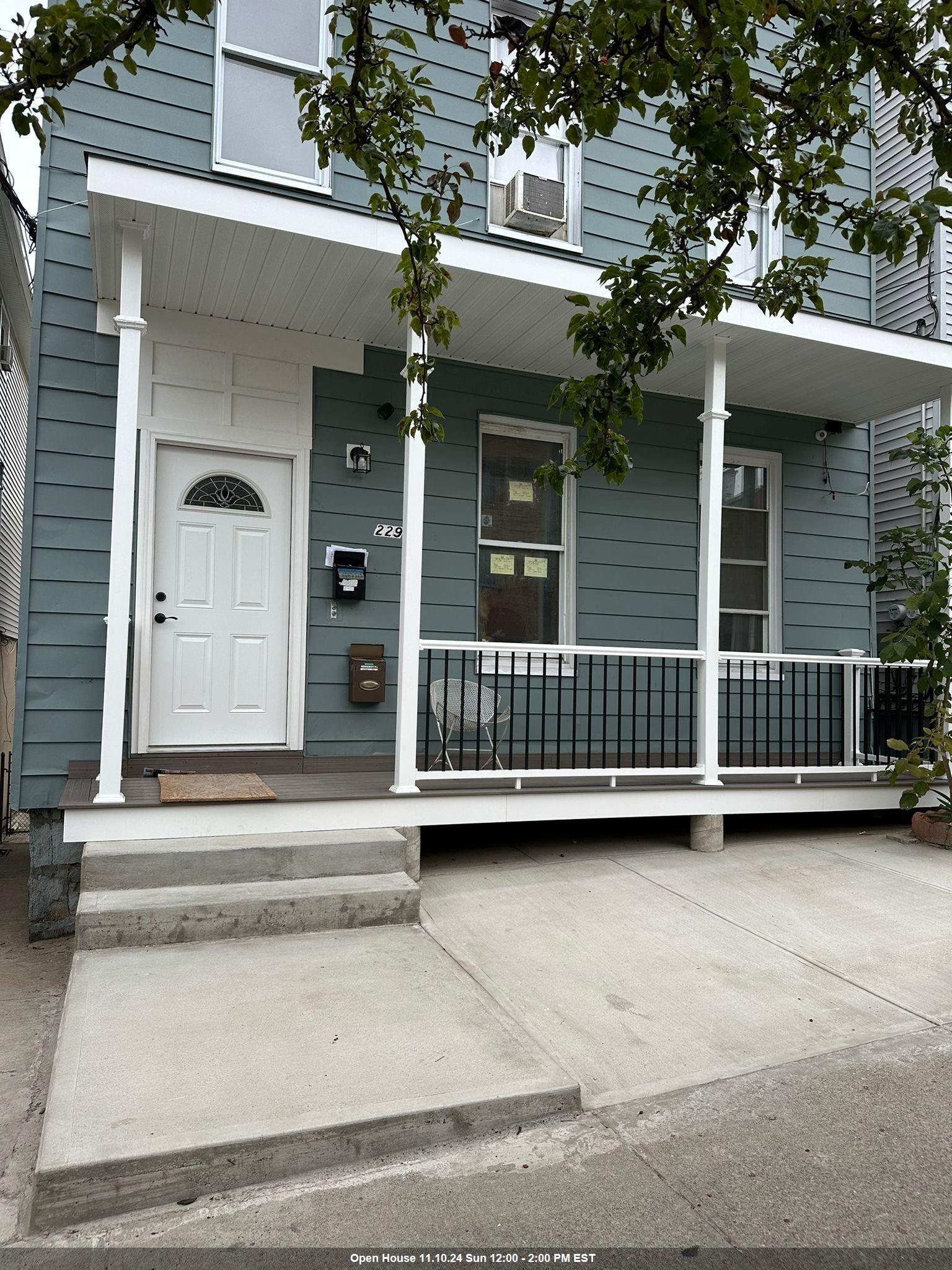 a view of a house with a balcony