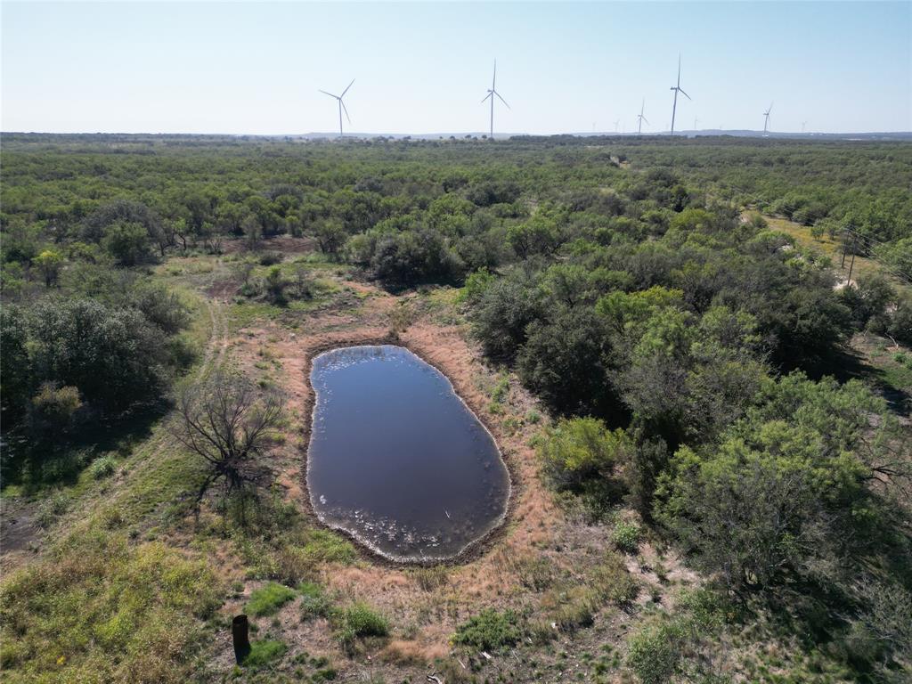 Aerial view of tank