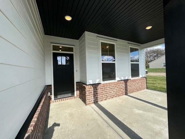 Inviting front porch