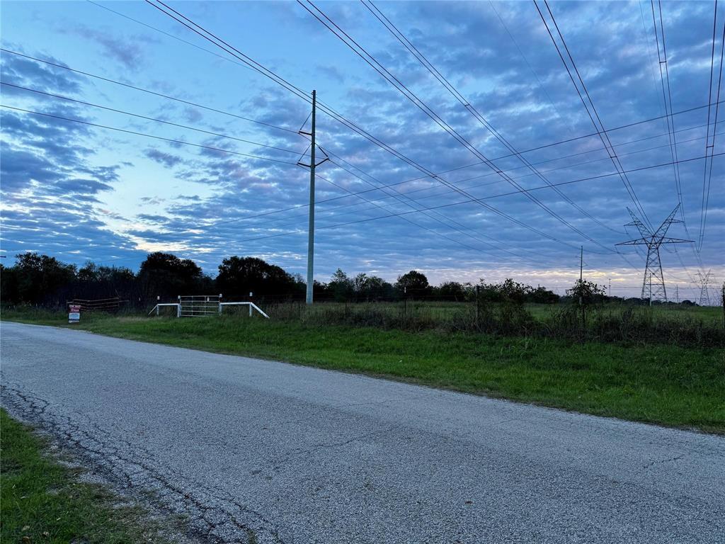 a view of a grassy field