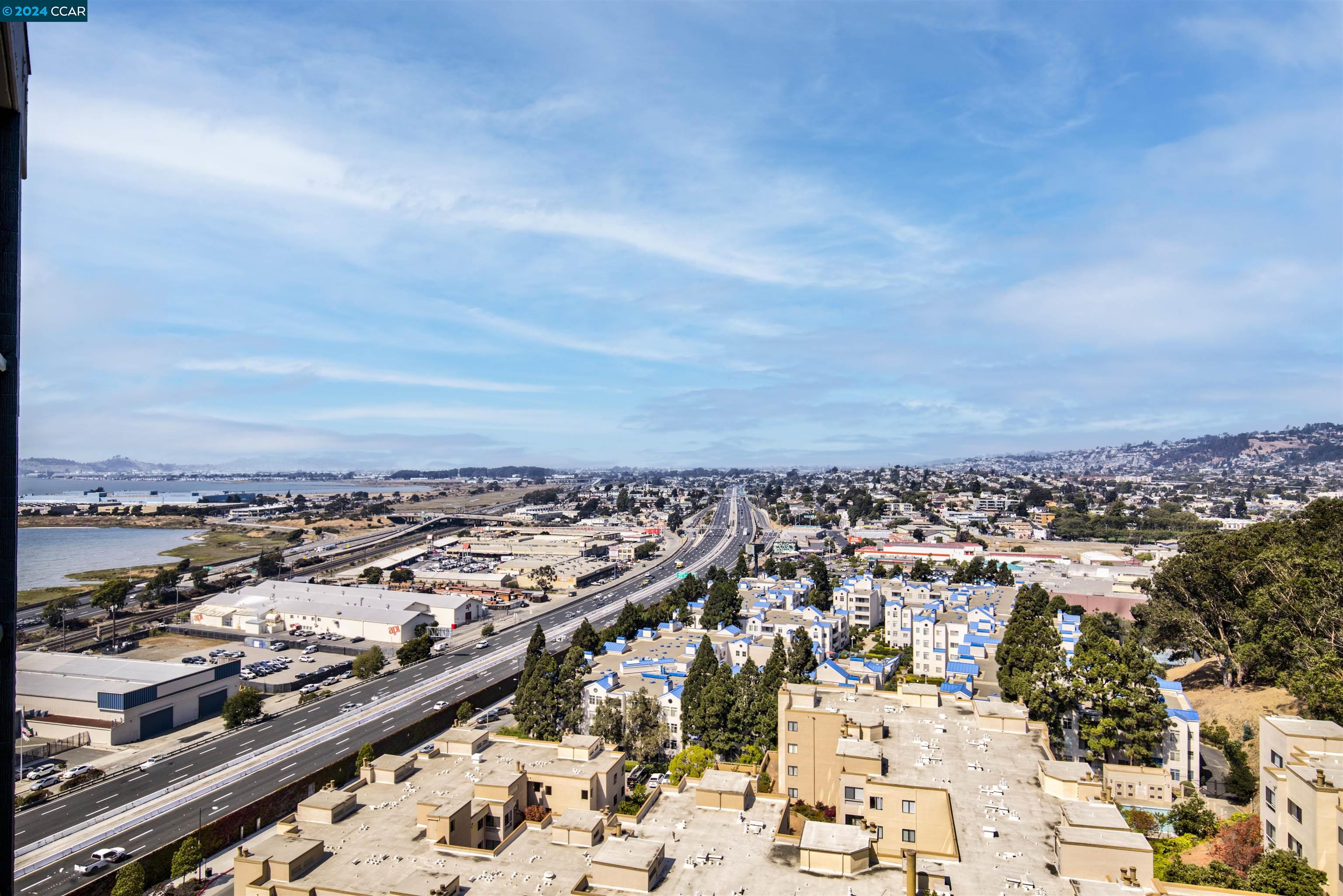 an aerial view of residential building