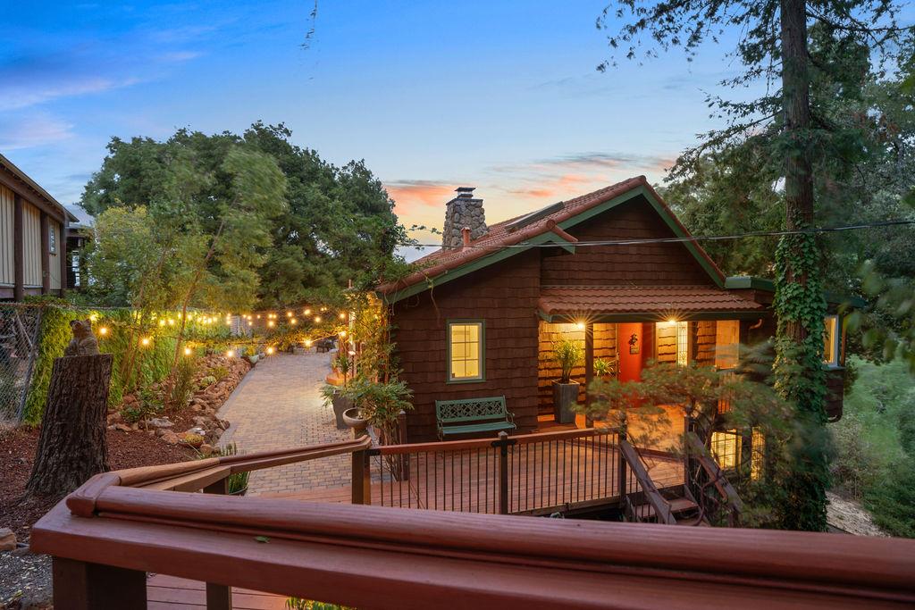 a view of house with outdoor space