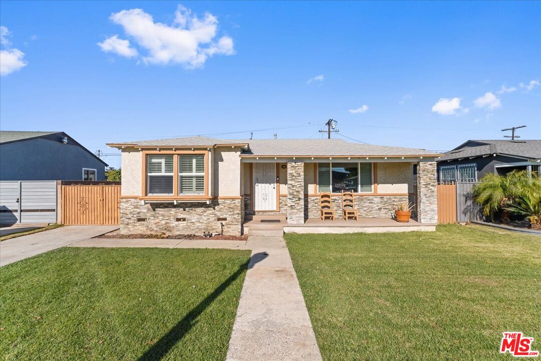 a view of a house with a patio