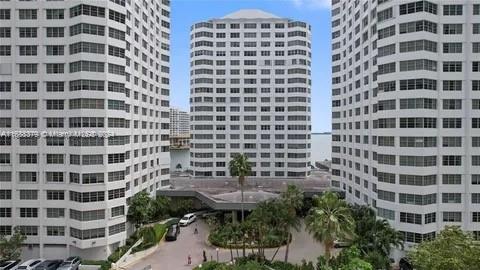 a view of a building with a couple of shower