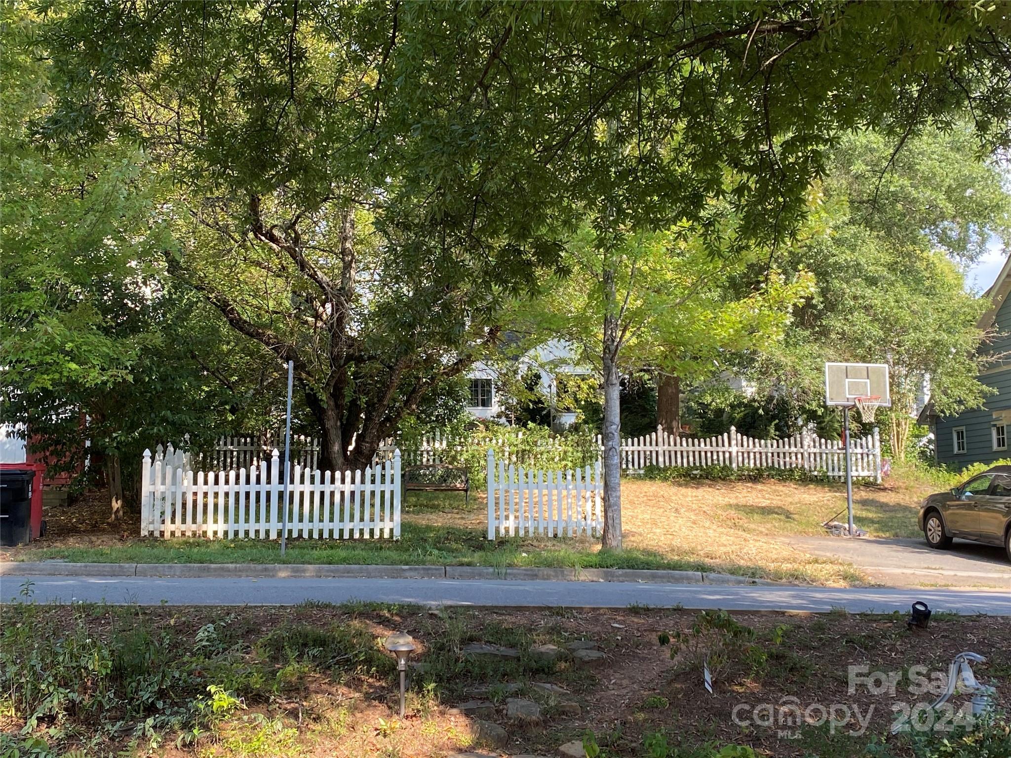 a view of a park with pathway