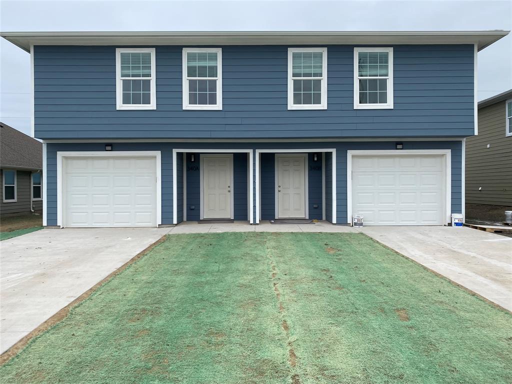 a front view of house with yard