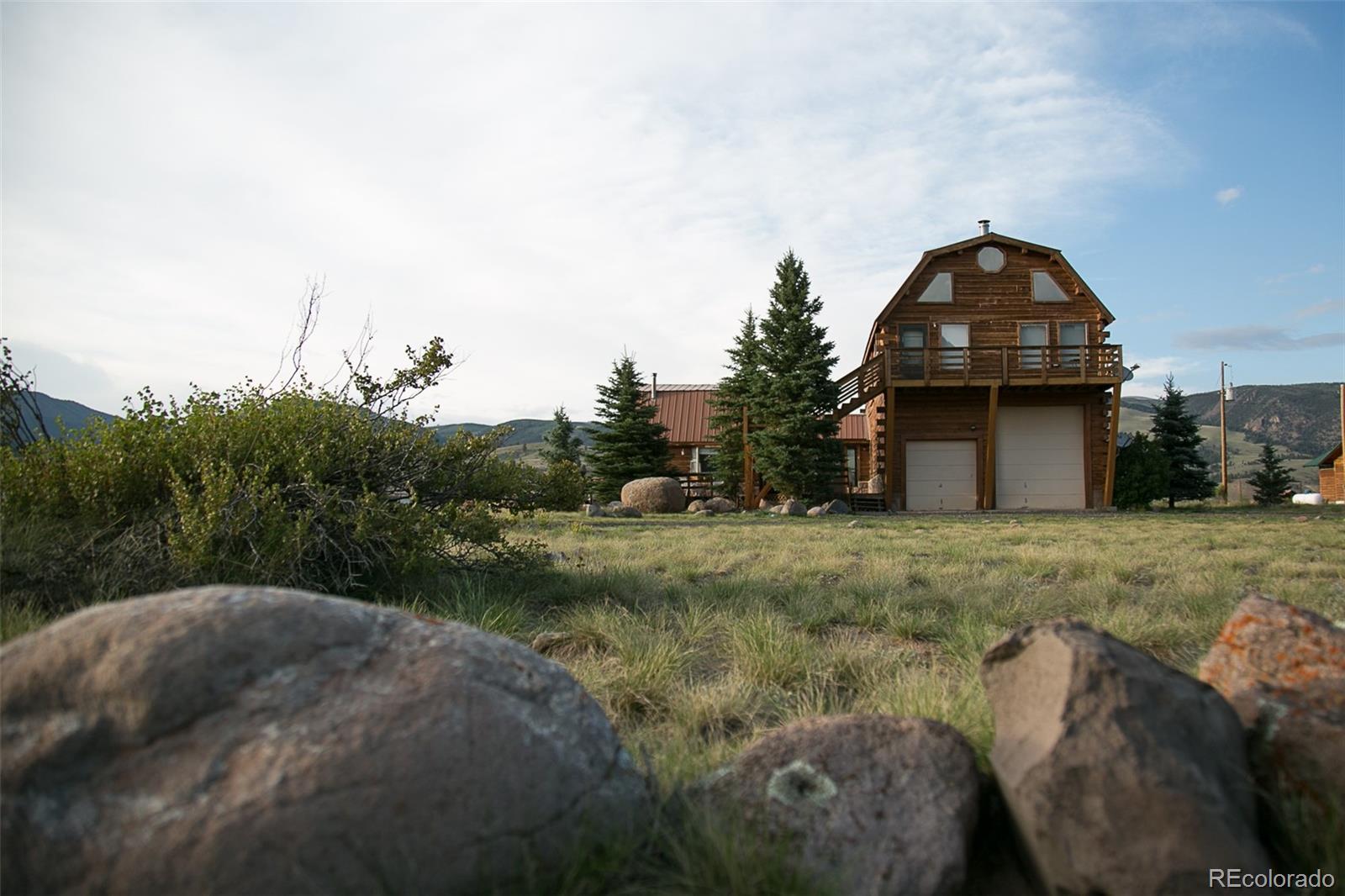 a house view with a garden space