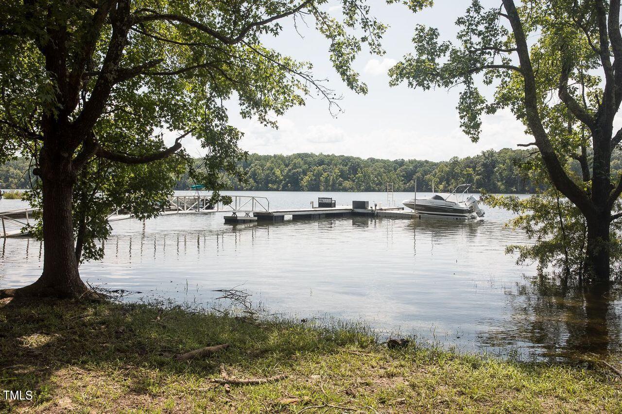 a view of lake with trees