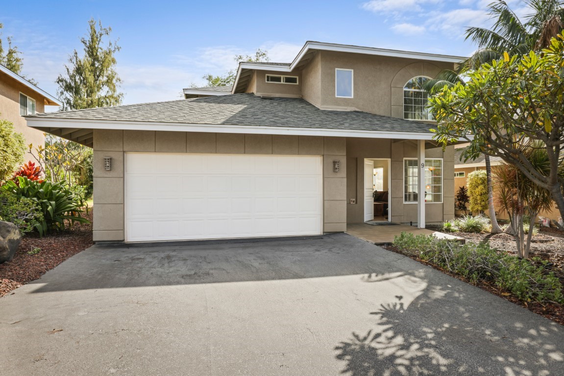 Front View with entry to right side of garage