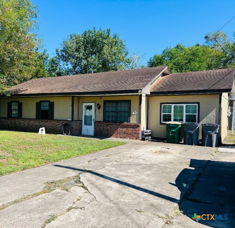 a house view with a sitting space