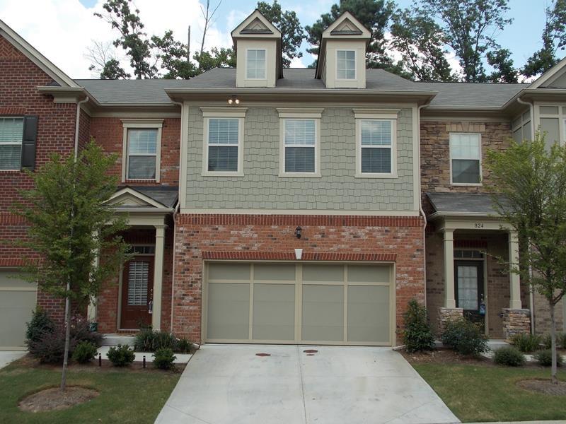 Sandy Springs like-new townhome with two master suites, one on the main!