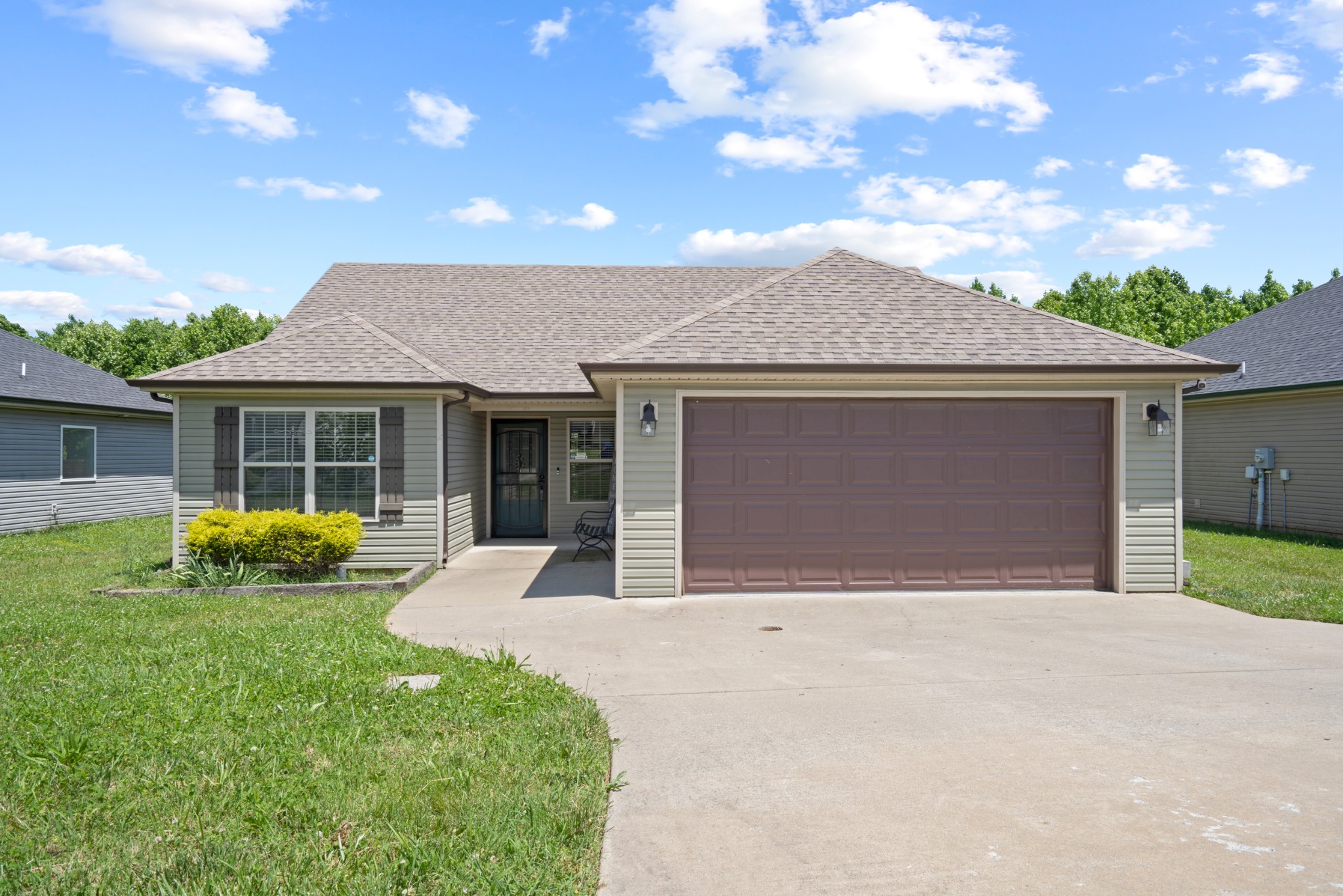 front view of house with a yard