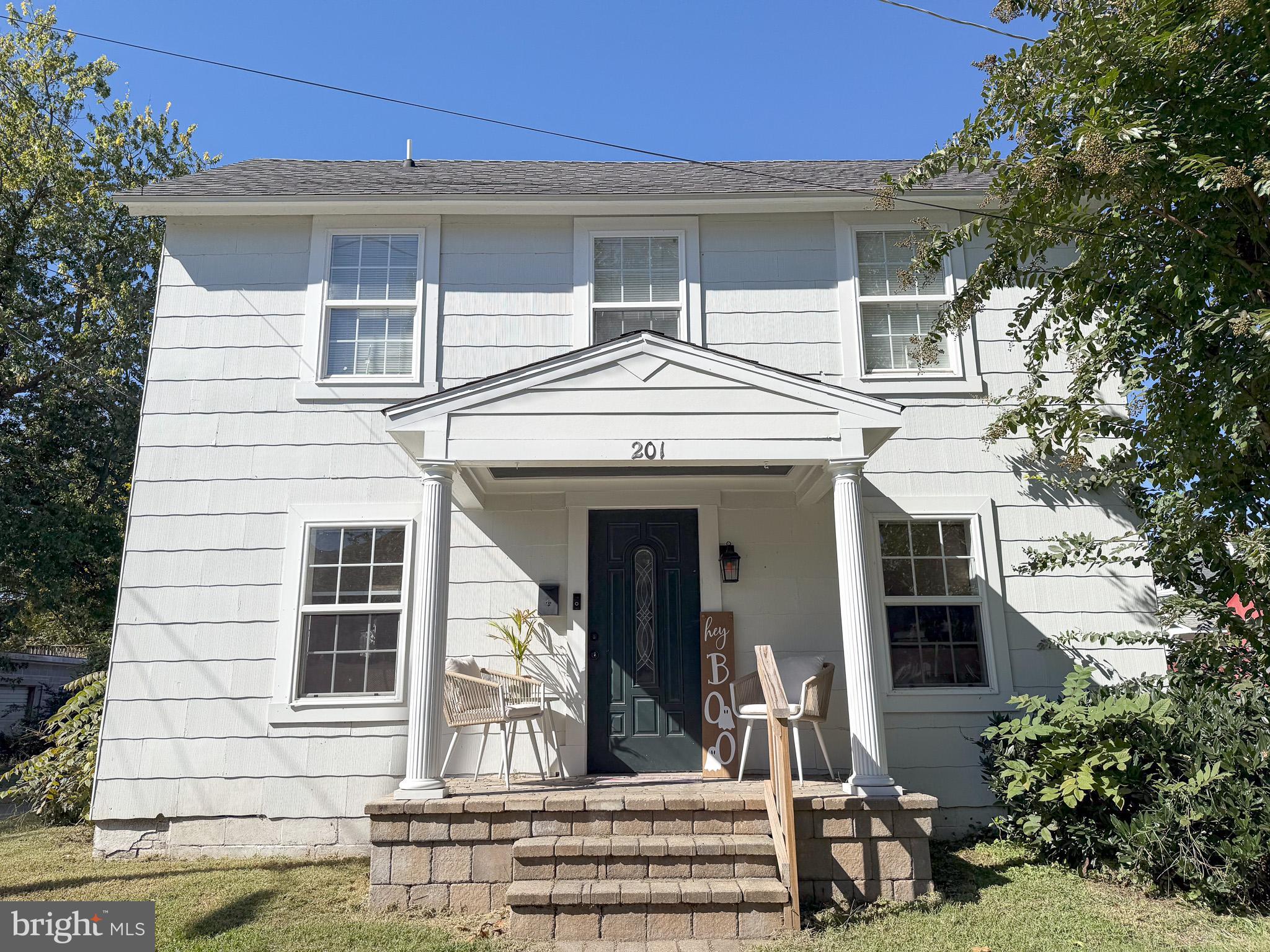 front view of house with a porch