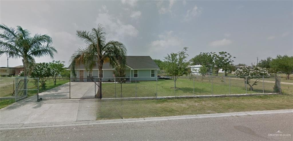 View of front of home with a front lawn