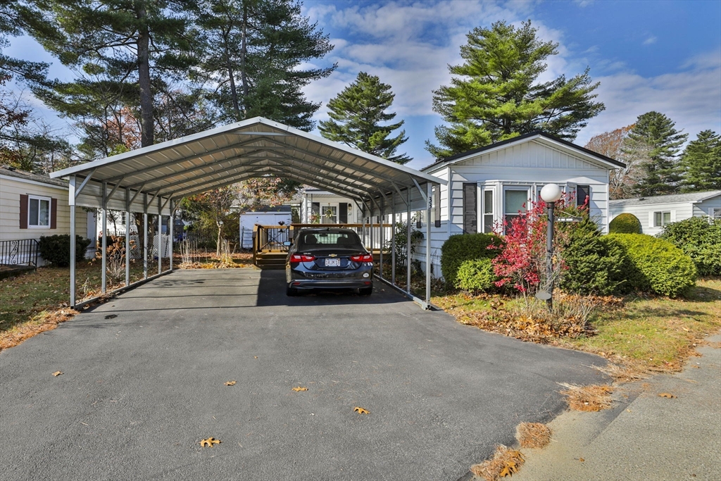 a car parked in front of house