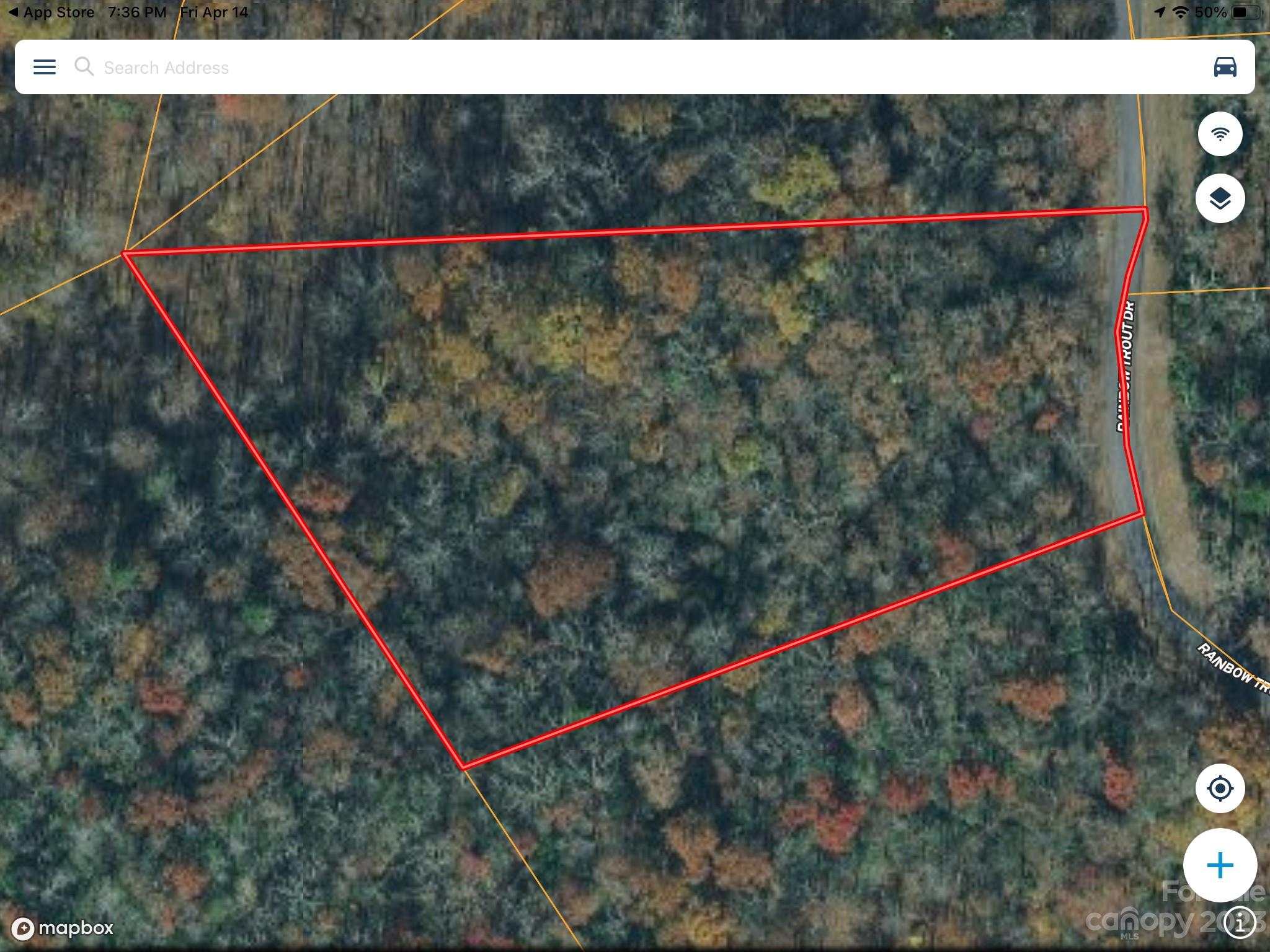 Upper North Toe River Map, Spruce Pine, NC