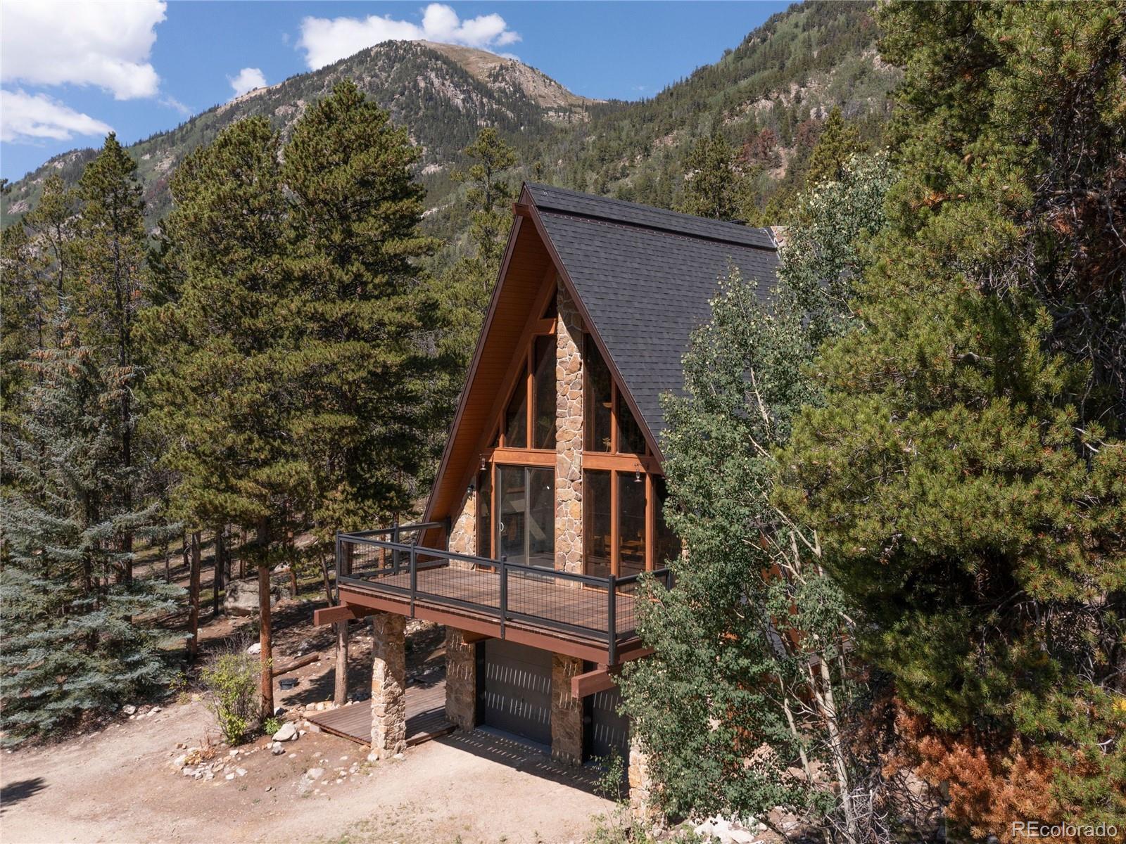 a house view with a outdoor space