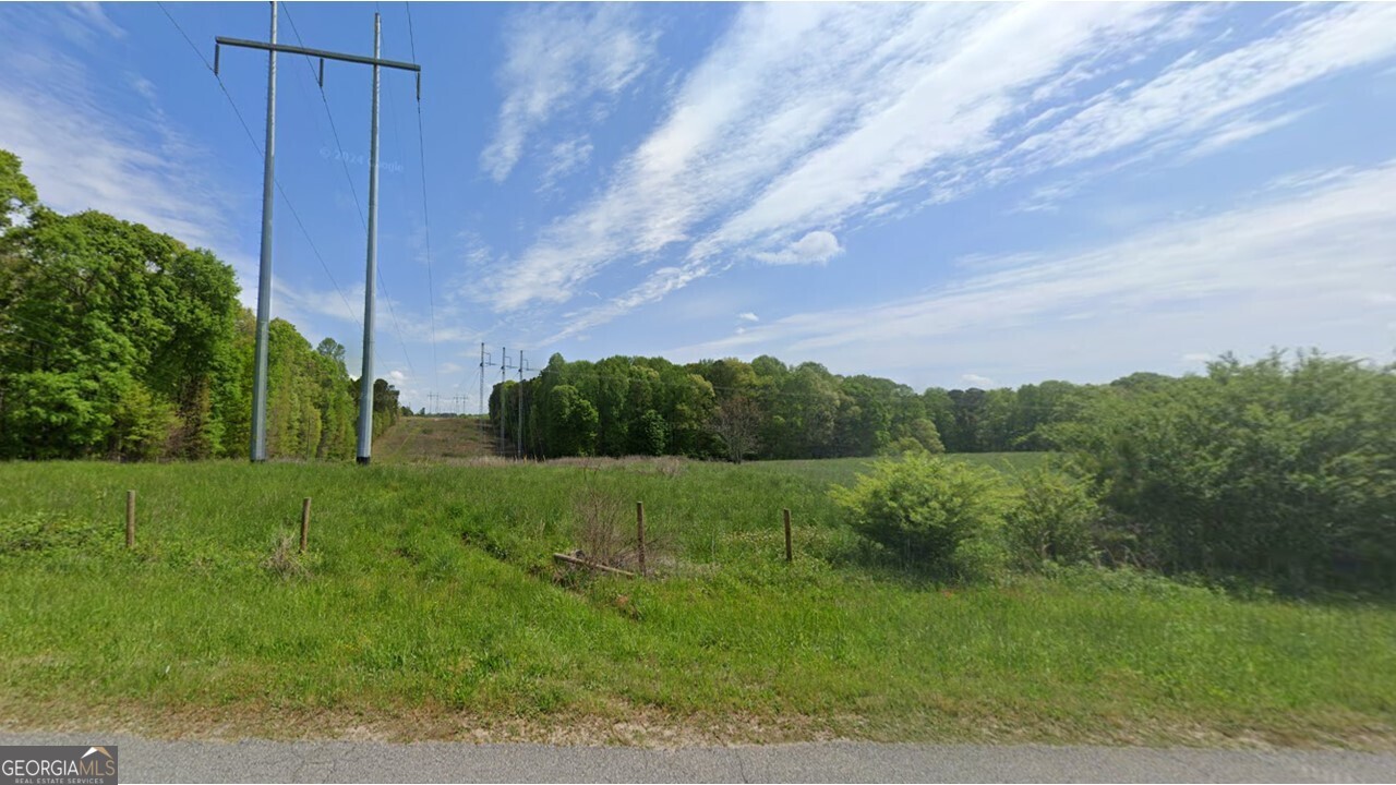 a view of a green field