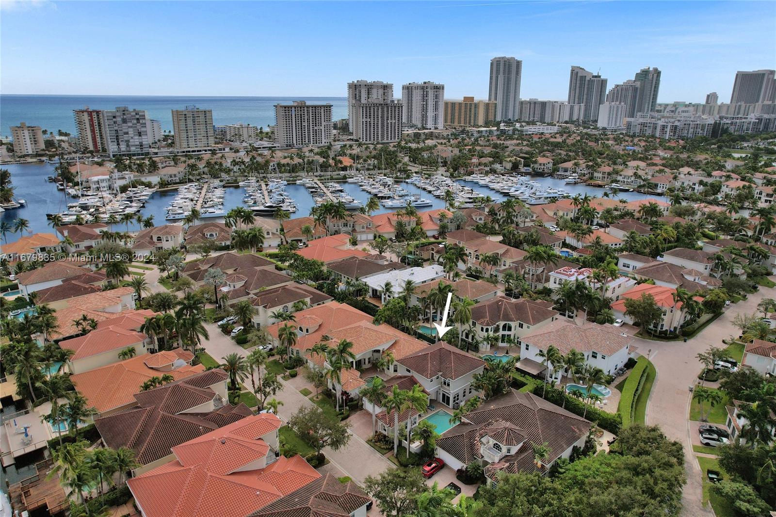 an aerial view of city