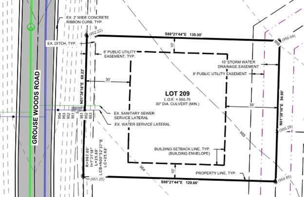 $113,900 | Lot 209 Grouse Wds Road | Windsor